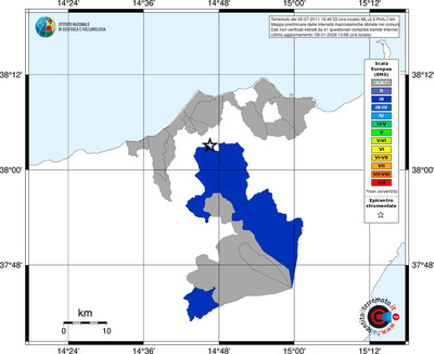 Mappa EMS - territori comuni