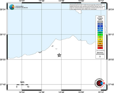 Mappa EMS - territori località