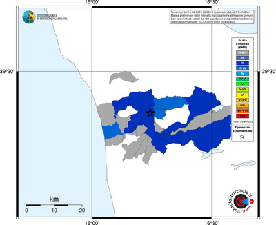 Mappa EMS - territori comuni