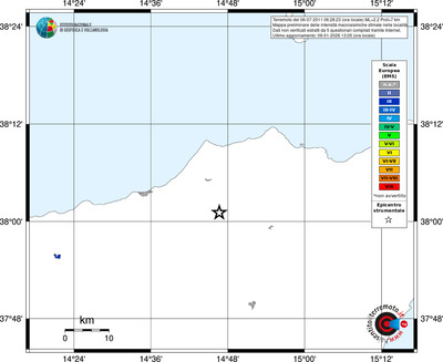 Mappa EMS - territori località