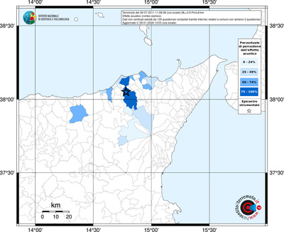 Mappa territorio comunale con almeno 3 questionari