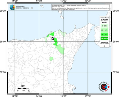 Mappa territorio comunale con almeno 3 questionari