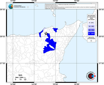 Mappa territorio comunale con almeno 3 questionari
