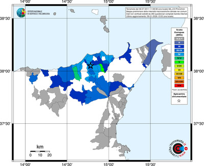 Mappa EMS - territori comuni