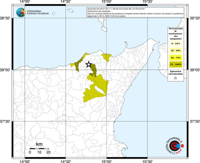 Mappa territorio comunale con almeno 3 questionari