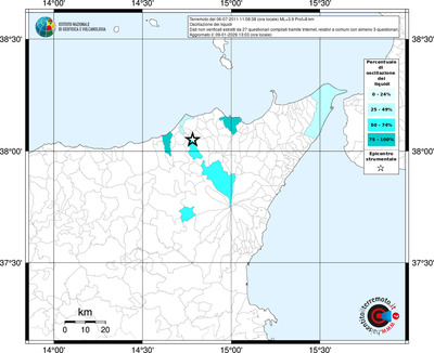 Mappa territorio comunale con almeno 3 questionari