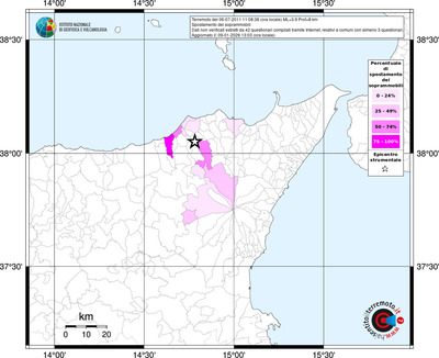 Mappa territorio comunale con almeno 3 questionari