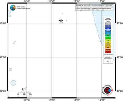 Mappa MCS - territori località
