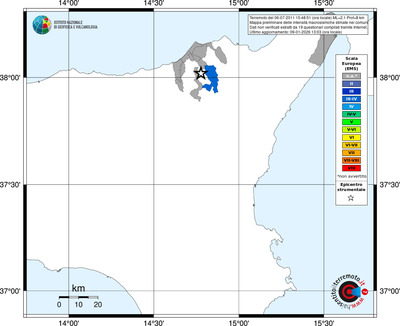 Mappa EMS - territori comuni