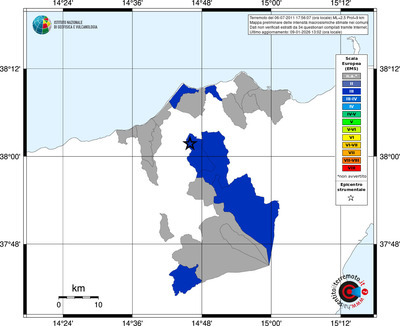 Mappa EMS - territori comuni