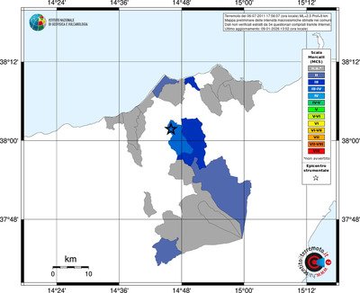 Mappa MCS - territori comuni