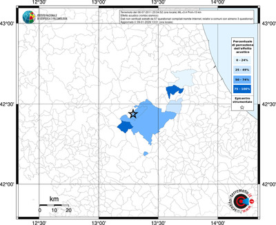 Mappa territorio comunale con almeno 3 questionari