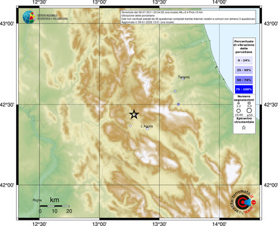 Mappa comuni con almeno 3 questionari