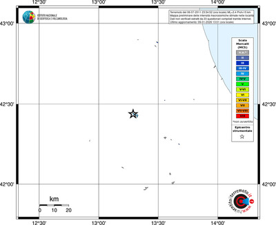 Mappa MCS - territori località