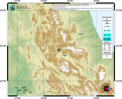 Mappa comuni con almeno 3 questionari
