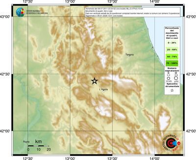 Mappa comuni con almeno 3 questionari