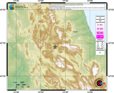 Mappa comuni con almeno 3 questionari