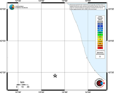 Mappa MCS - territori località