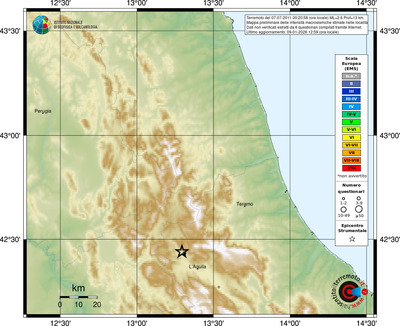 Mappa EMS - località
