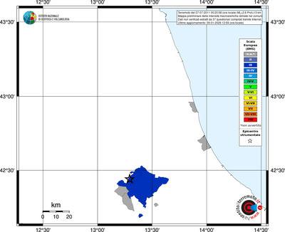 Mappa EMS - territori comuni