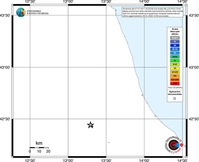Mappa MCS - territori località