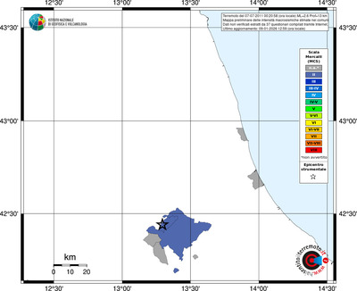 Mappa MCS - territori comuni