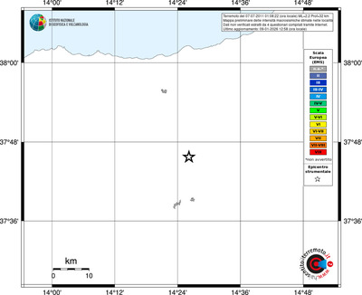 Mappa EMS - territori località
