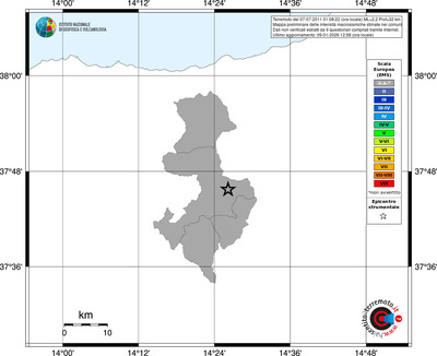 Mappa EMS - territori comuni