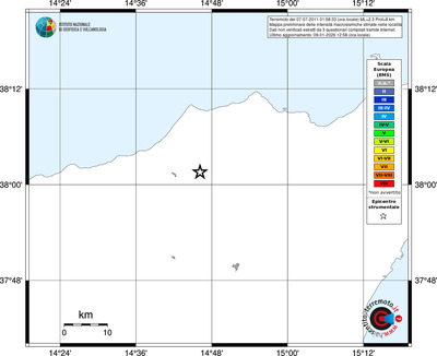 Mappa EMS - territori località