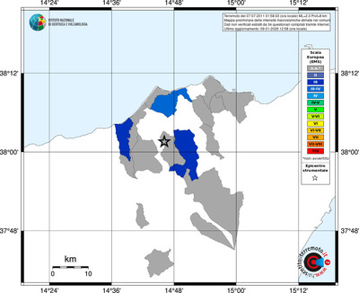 Mappa EMS - territori comuni
