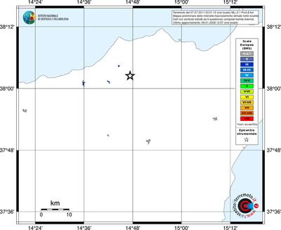 Mappa EMS - territori località