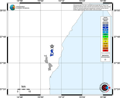 Mappa MCS - territori località