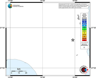 Mappa MCS - territori località