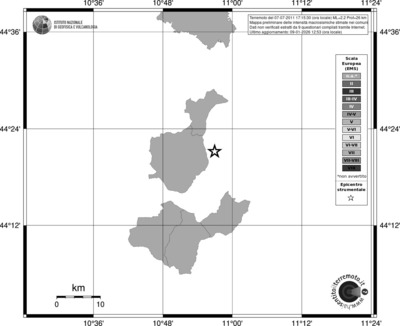 Mappa EMS - territori comuni