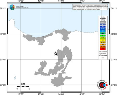 Mappa EMS - territori comuni