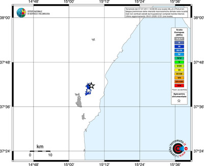 Mappa EMS - territori località