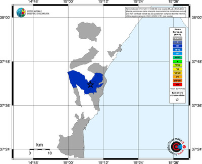 Mappa EMS - territori comuni