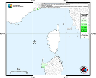 Mappa territorio comunale con almeno 3 questionari