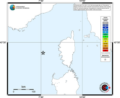 Mappa EMS - territori località