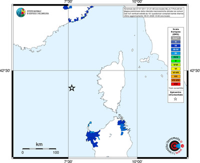 Mappa EMS - territori comuni