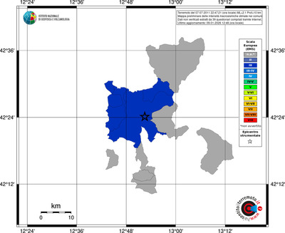 Mappa EMS - territori comuni