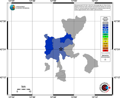 Mappa MCS - territori comuni