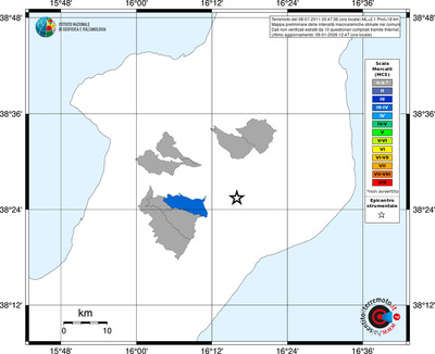 Mappa MCS - territori comuni
