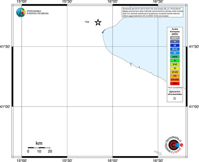 Mappa EMS - territori località