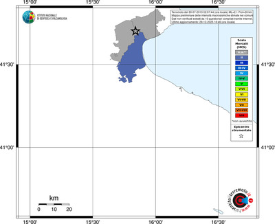 Mappa MCS - territori comuni