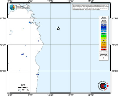 Mappa EMS - territori località