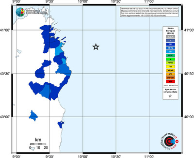 Mappa EMS - territori comuni