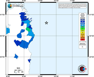 Mappa MCS - territori comuni