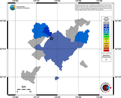 Mappa MCS - territori comuni