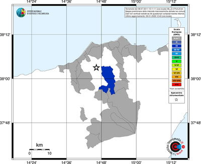 Mappa EMS - territori comuni